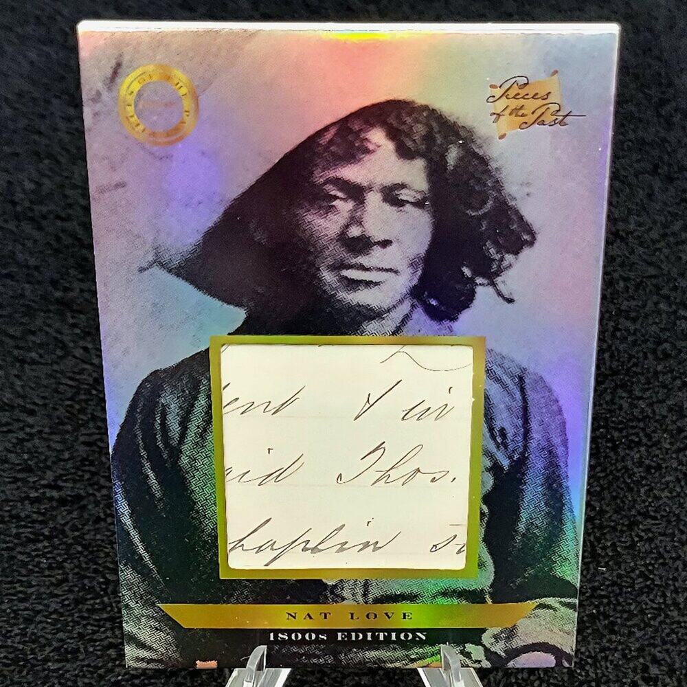 Authentic Nat Love Handwriting Relic Piece of History Former Slave Cowboy